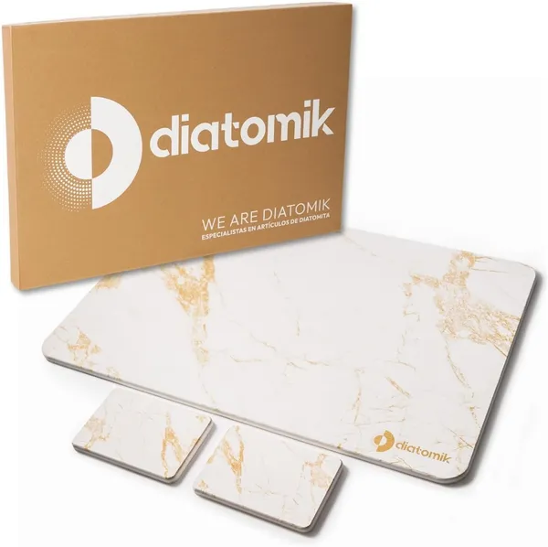 Diatomik Alfombra Diatomita con Jabonera pack premium