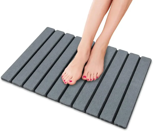 iHomara Alfombra de Diatomita Plegable 60x39 cm
