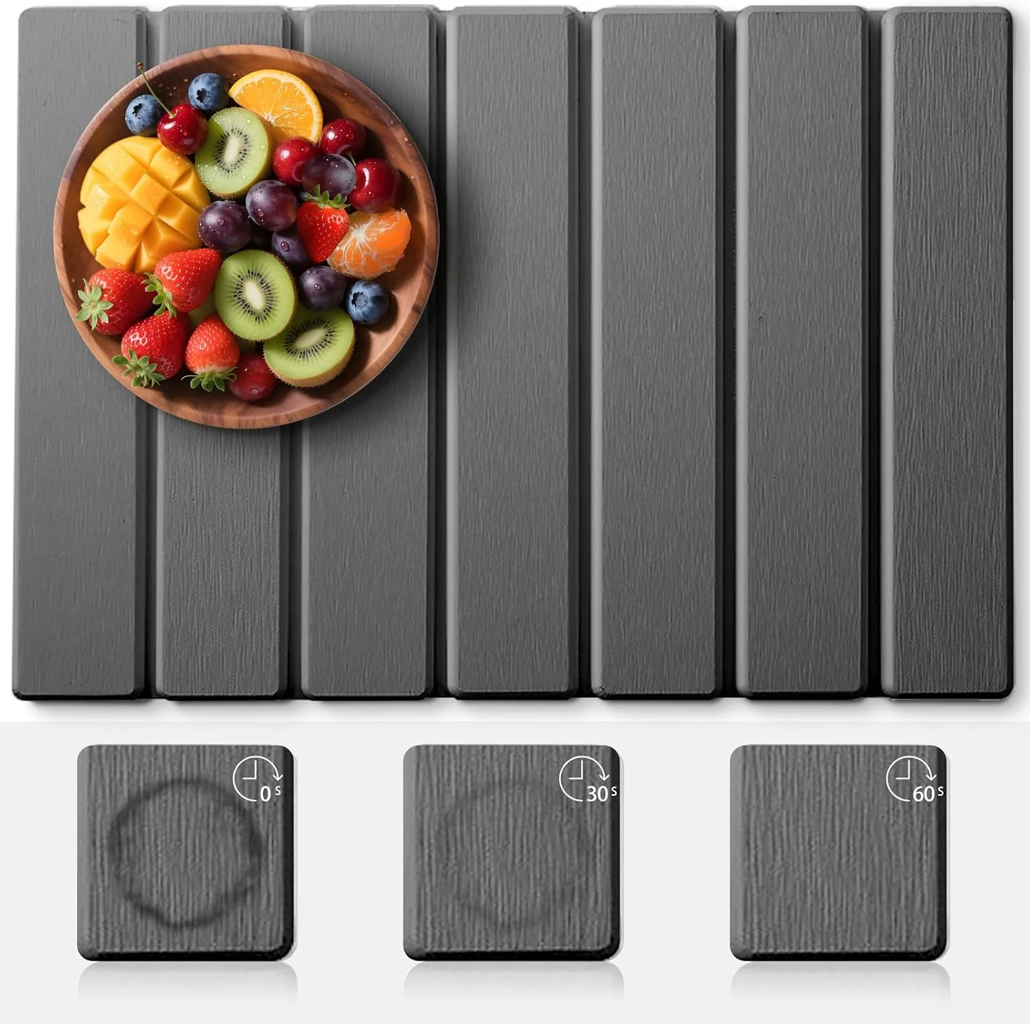 Kteeurqer Escurreplatos de Diatomita para Cocina